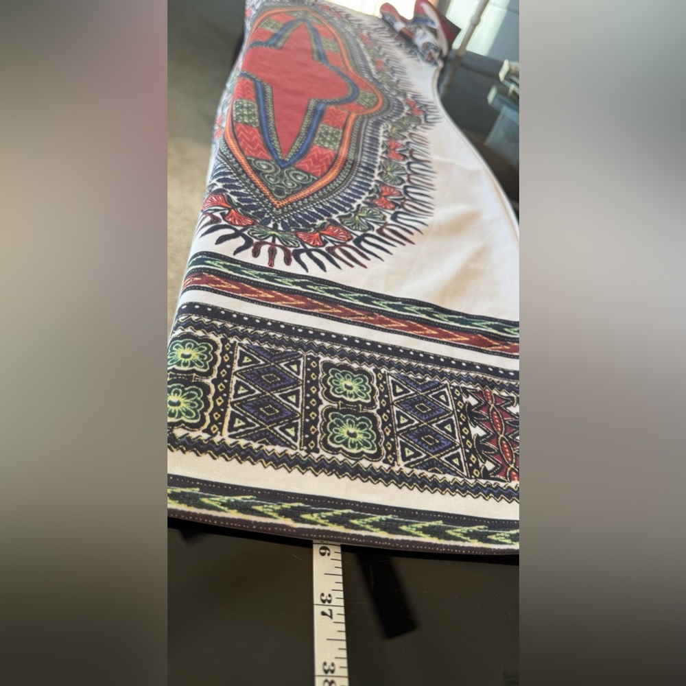 Dashiki African Print Dress. Size Small - Picture 7 of 8